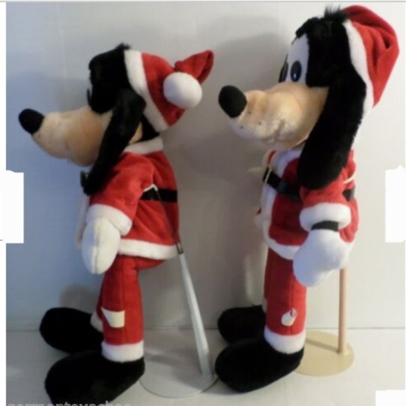 Disney GOOFY plush stuffed in Santa Costume 18-in - Picture 3 of 12